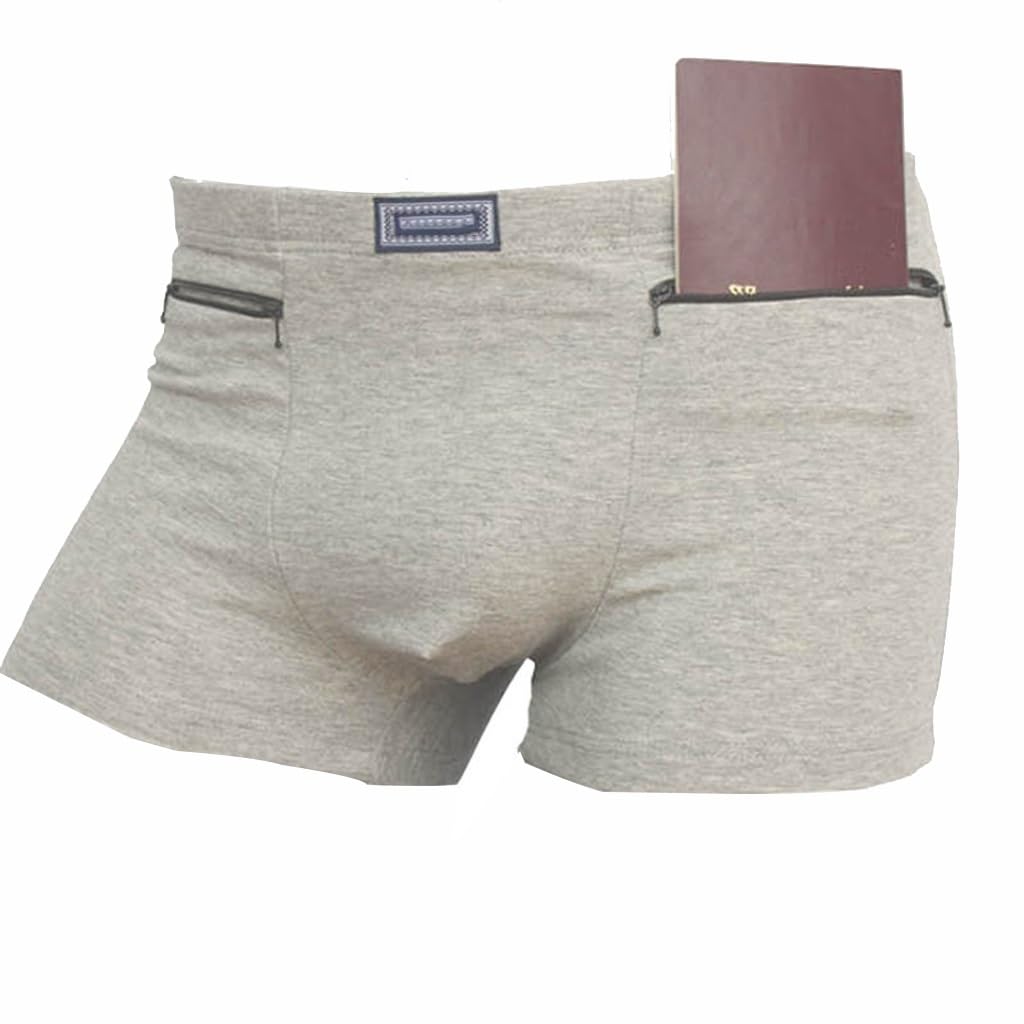 Ropa interior para viajar seguros con estos calzoncillos boxer transpirables LaseVe talla 4XL