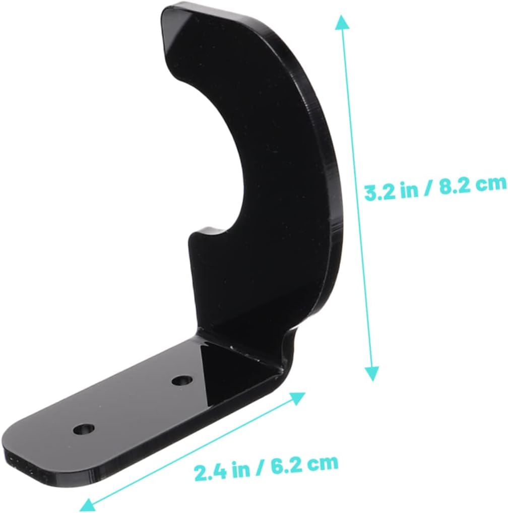 KICHOUSE Wall Mount Baseball Bat Holder Acrylic Bat Rack for Baseball Softball Display with Screws for Sports Collectors and Fans