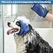 SSEISS 2 Pcs Pet Ear Muffs and Grooming Gloves, Swimming Waterproof Dog Ears Caps, Wearable Glove Design Shampoo Scrubber for Cat, Dehairing Brush for Most Cats, Dogs (S)
