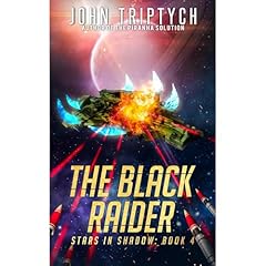 The Black Raider Audiolibro Por John Triptych arte de portada