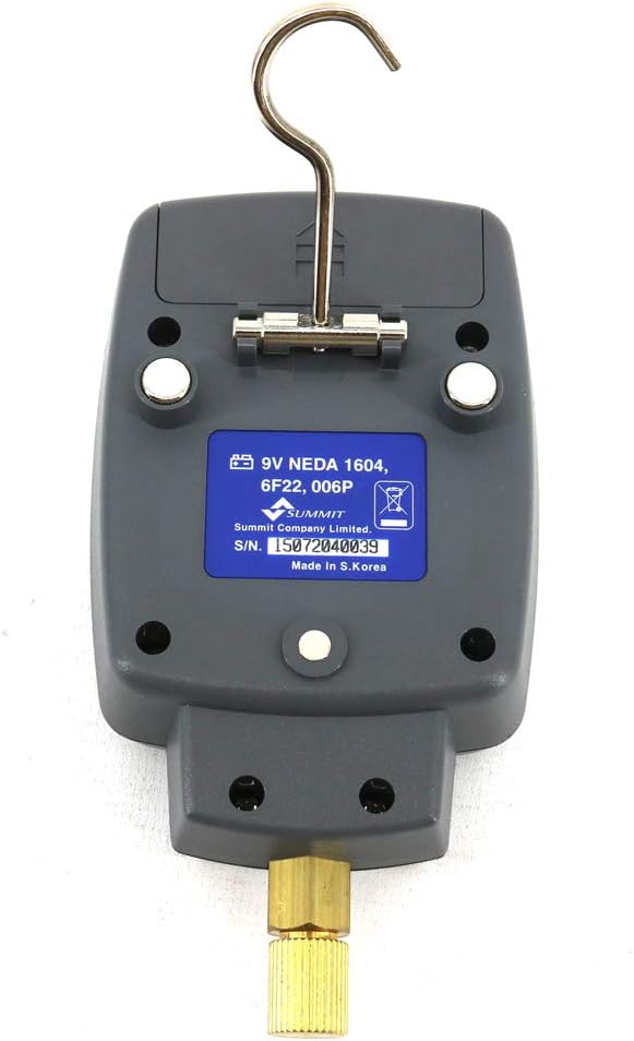 SUMMIT-605 Digital Vacuum Gauge Single Pressure Gauge with LCD Backlight SUMMIT605 Digital Vacuum Gauge Tester Meter