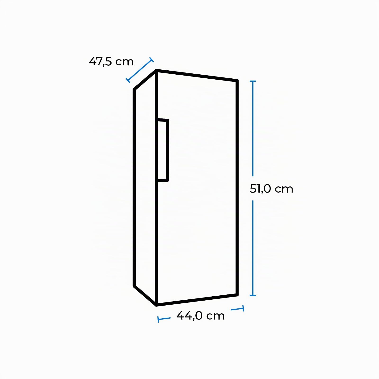 Exquisit GB05-040E Mini-Gefrierschrank - 33 L Tiefkühlschrank in Weiß