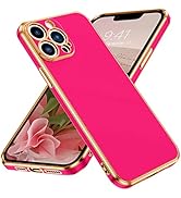 BENTOBEN for iPhone 13 Pro Max Case, Slim Soft Luxury Electroplated Bumper iPhone 13 Pro Max Phon...