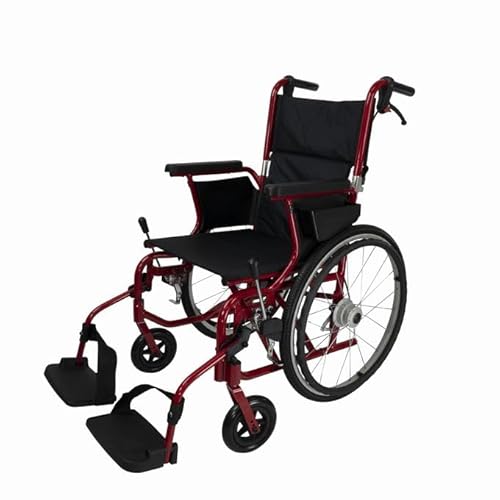 Swany Mini スワニーミニ 自走式 車いす 軽量 コンパクト 折りたたみ 車椅子 スワニー・ミニ (レッド)