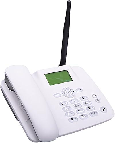 YIWEOG Teléfono inalámbrico Fijo Teléfono de Escritorio 4G Soporte gsm 850/900/1