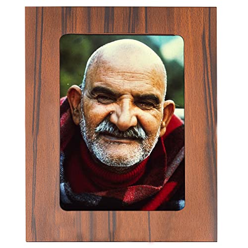 Image of Neem Karoli Baba Photo Frame for Table & Desk | Neeb Karori Baba (Picture Size 5x7 Inch) - GR-1082