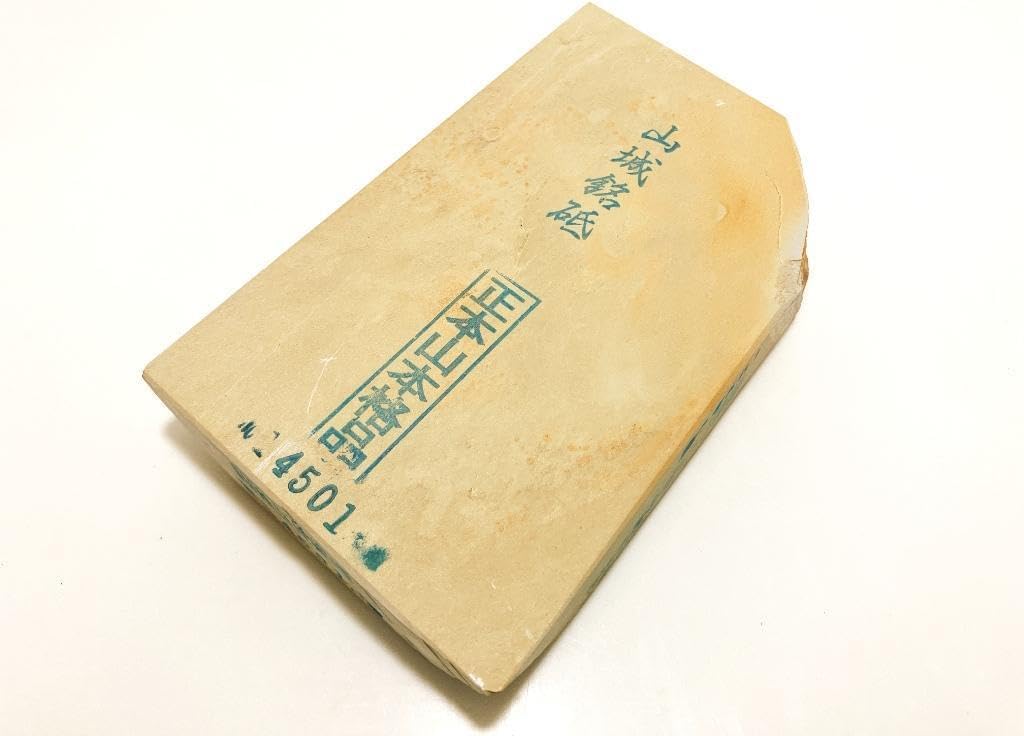 天然砥石 785g 正本山 山城銘砥 奥殿巣板大梨地超硬冴