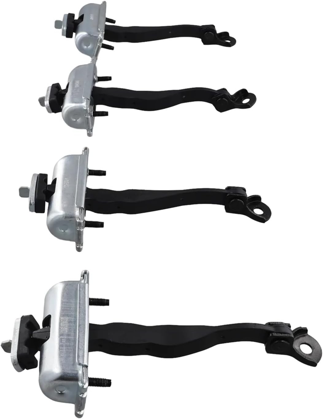 1Set/4pcs Front +Rear Door Check Strap Limit Rod Stop Explorer/Police 2011-2018 BB5Z-7823552-A BB5Z-7827204-A