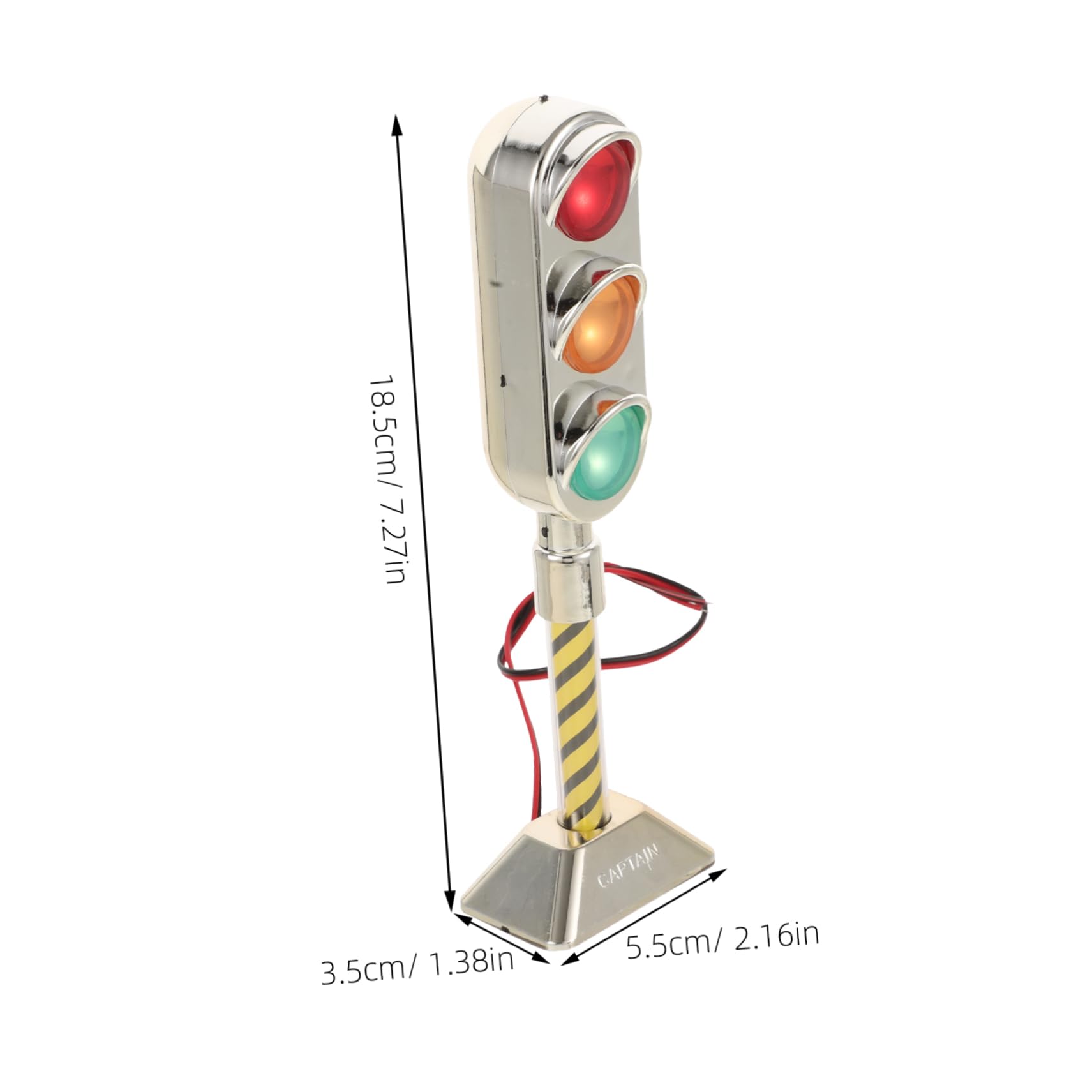 GRIRIW Mini Traffic Signal Light Decor Tiny Table Ornament for Car Interior Easy Installation Compact Design for Room Decoration and Themed Parties