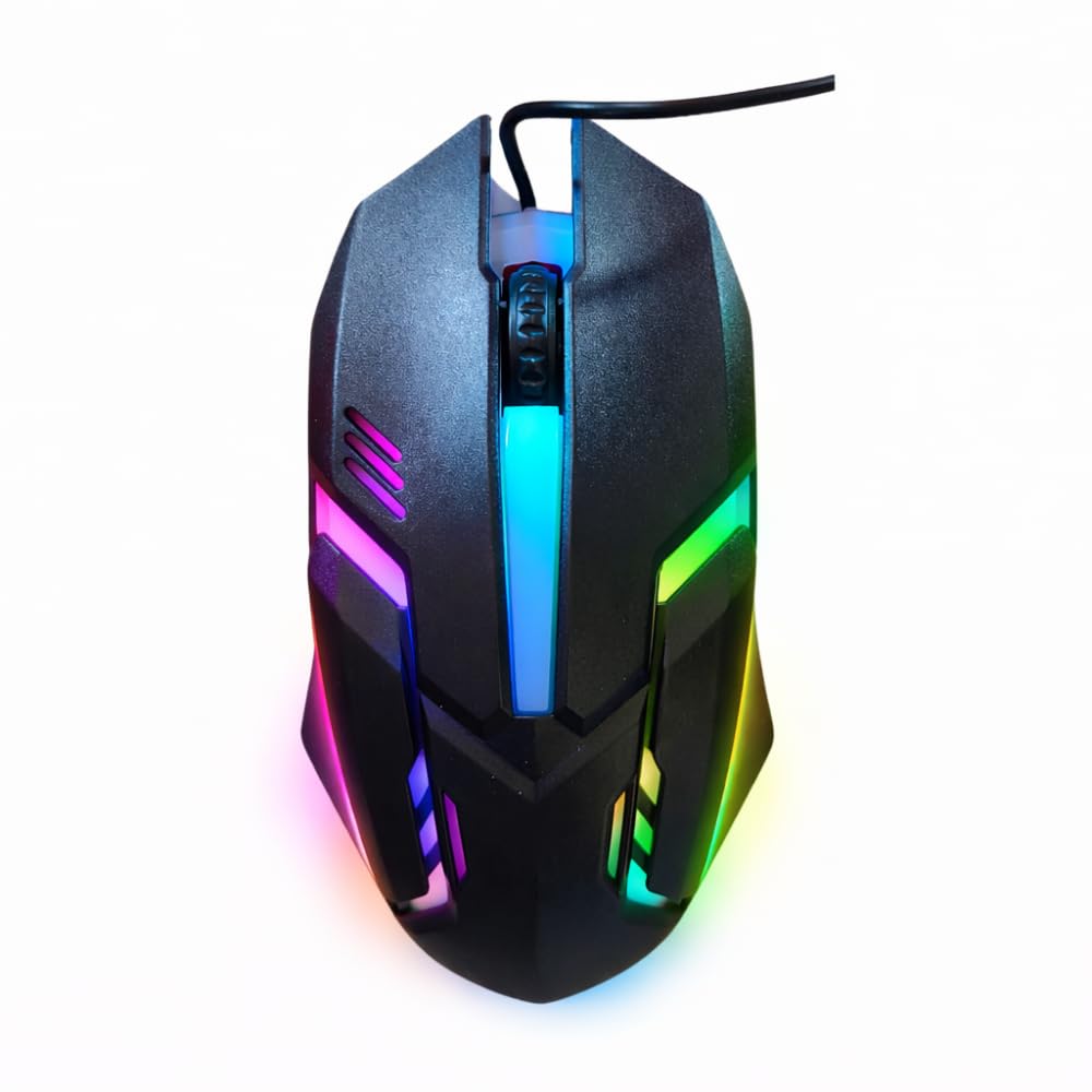 RGB LED Wired Gaming Mouse, High Precision Optical Mouse for PC and Laptop, USB Wired Connection-image-34