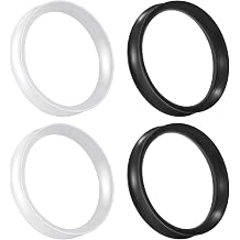 10G-50mm Silicone Ear Gauges Double Flare Tunnels Earrings Flexible Flesh Black White Tunnel Expander Stretching Gauge Earlets Plug for Women Men