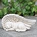 Napco No Longer by My Side Forever in My Heart Sleeping Dog 8 Inch Bereavement Garden Statue