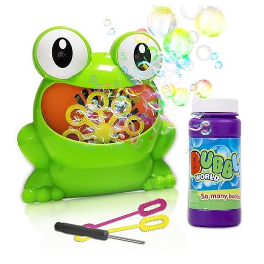 ToyerBee Bubble Machine- Automatic Bubble Maker with Bubble Solution& 2 bubble wands, 800+ Bubbles per Minute,Bubble Blower Toy for 4.5.6.Years Kids &Boys & Girls & Toddlers , Outdoors& Party &Wedding