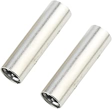 euroharry 2 Pcs XLR Male to XLR Male to Male 3 Pin Extended Adapter for Audio Converter and Microphone