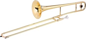 トロンボーン テナー B調 ゴールド ラッカー ケース付き 学生 マウス