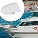 QccHieUs Marine Intake Exhaust Cowl Vent Outdoor Air Vent Cover High Performance Practical 3 inch for Hardware Boat, White