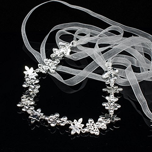 Lace Crystals Rhinestone Girl Headband Hair Chains Bridal Wedding Hair Jewelry Accessories Head Piece HB1012