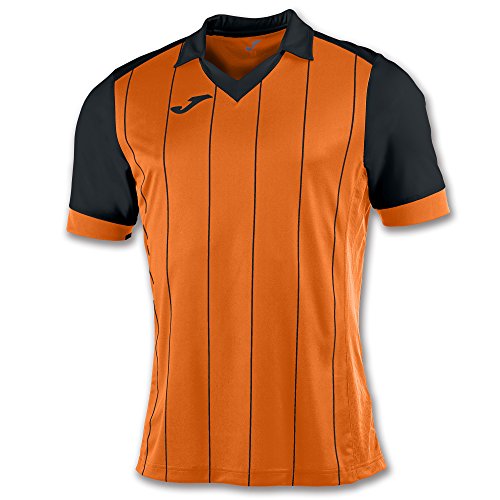 Joma Grada Camiseta de Manga Corta, Hombre, Multicolor (Naranja/Negro), S