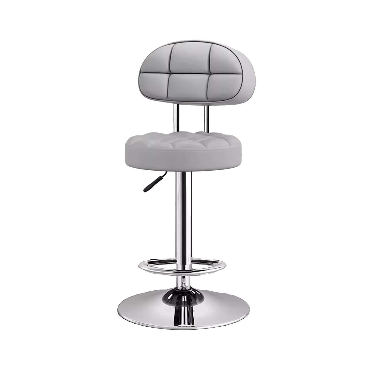Tabouret de bureau debout réglable 61 cm 81.3 cm avec dossier et repose-pieds
