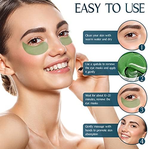 Under Eye Patches, Collagen Under Eye Masks 30 Pair, Eye Masks for Puffy Eyes, Dark Circles, Eye Bags, Improve Lines and Wrinkles Eye Care Skincare for Woman and Man