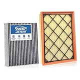 RVgolf Engine+Cabin Air Filters Kit Fit for 2019 2020 2021 2022 2023 2024 2025 2026 Ford Ranger