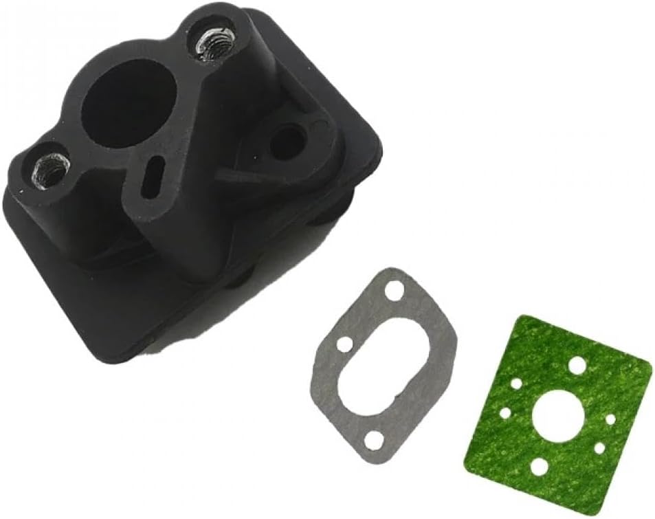 Intake Manifold Carburetor Base Connector With Gaskets 40-5 43CC 52CC Compatible With Tools Carb Adaptor Replacement Part