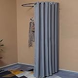 U-förmige Gardinenstange für Privatsphäre und Umkleideräume, ideal für Bekleidungsgeschäfte, Büros, Boutiquen und Hochzeitskleiderläden