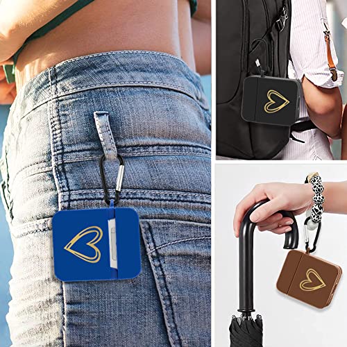 Dabubu For Airpods 1&2 Case, Cute Love Heart Pattern Design For Girls Women, Silicone Shockproof Protective Charging Cover With Keychain, For Airpods 1&2 , Brown #TOP4