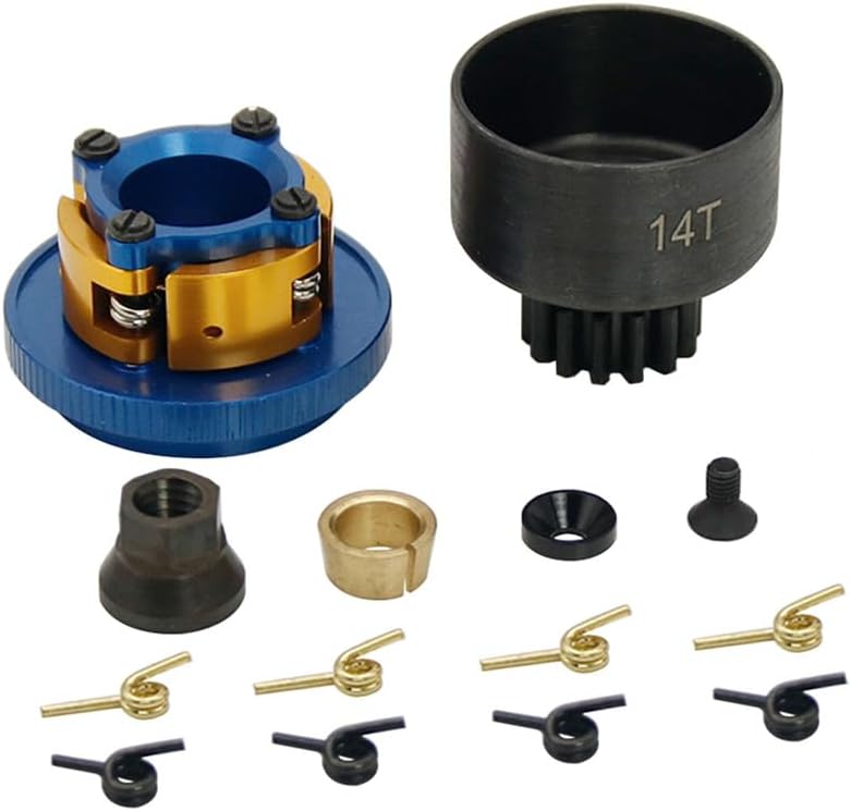 FLMLF 14T Clutch & Flywheel Kit for SG Crank Engine Fit Team Losi 8IGHT 8T 1.0 2.0 3.0