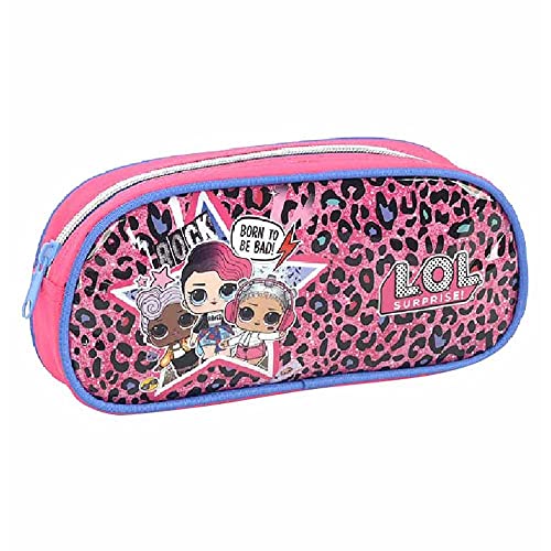 Luxcel Estojo Tecido Lol Pq 1 ziper , Verde