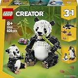 LEGO Creator 3-en-1 Animaux Sauvages : la Famille de Pandas 31165