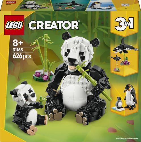 LEGO Creator 3-en-1 Animaux Sauvages : la Famille de Pandas 31165
