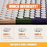 ShaktiMat Acupressure Mat for Relaxation, Massage Muscles, Aid Sleep & Unlock Inner Tension | Similar to Acupuncture, No Needles Required (Classic, Level 1, Shakti Black) - Image 3