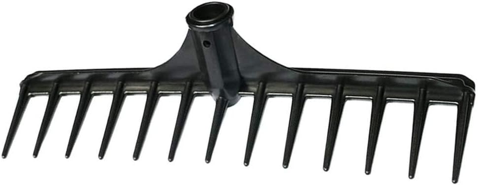Rubber Grip Rake Head Course Driving Range Bunker Rake Garden Yard Leaf Lawn Organizer Tool