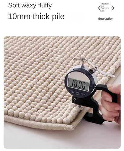 Tapis de sol de salle de bain Chenier antidérapant en chenille extra dense - 7