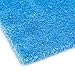 The Rag Company - Eagle Edgeless 500 (4-Pack) Professional Korean 70/30 Blend Super Plush Microfiber Detailing Towels, 500GSM, 16in x 16in, Blue