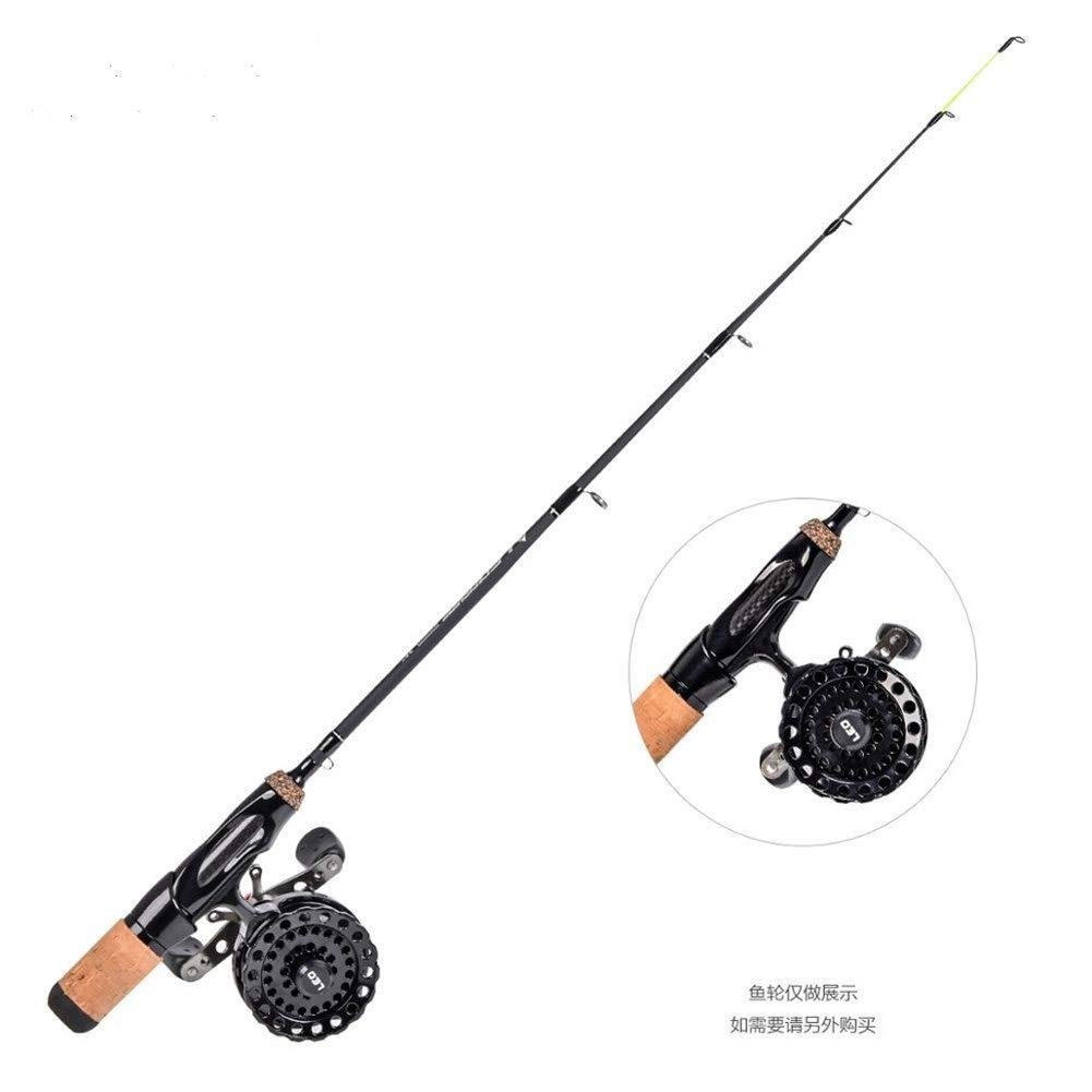 Pesca de Carbono Varillas Hielo caña Pescar Pequeño Banda Polo Mini mar Caña