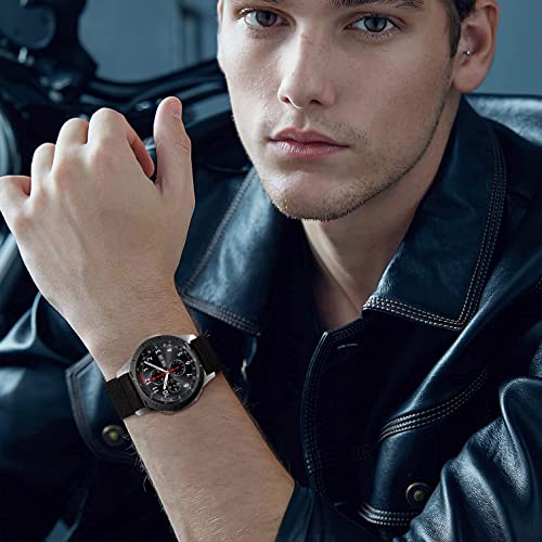Farluya 6 Pack Watch Bands Compatible with Samsung Galaxy Watch 3 45mm/Galaxy Watch 46mm Bands/Gear S3 Frontier,22mm Stretchy Nylon Watch Straps Adjustable Wristband for Men Women by Farluya - Used condition - Image 7