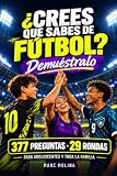 ¿Crees que sabes de fútbol? Demuéstralo: El juego de preguntas y debate para aficionados de verdad — 337 preguntas, 8 modos de juego (Spanish Edition)