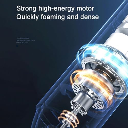 Elektrikli Köpürtücü - Düşük Kaymaz Otomatik - El Tipi Elektrikli Süt Köpürtücü,Ev Kullanımı, Restoran, Kafe, Kamp, Seyahat, Fırıncılık, Latte ve Sıcak Çikolata için - Görsel 7