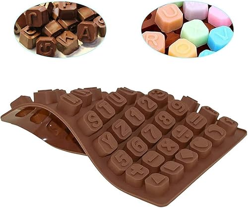 Miniatura 8 de 48 Estrellas Carta Manual Diy Silicona Chocolate Molde Bandeja de Hielo Moldes de Jabón Hecho a Mano Digital