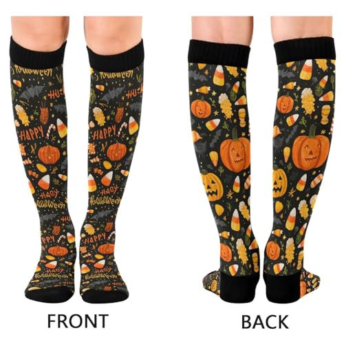 Image of Pigsaly Red White Polka Dot Womens Compression Socks Athletic Tube Sock Knee High Socks Outdoor Sport Socks