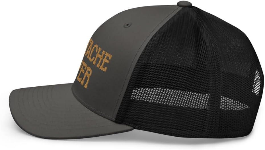 Mustache Lover Hat Funny Mustache Lover Cap (Embroidered Trucker Cap)