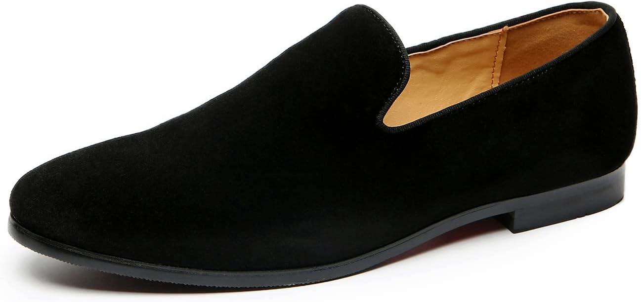 Mens Suede Slip-on Loafers - Casual Comfort