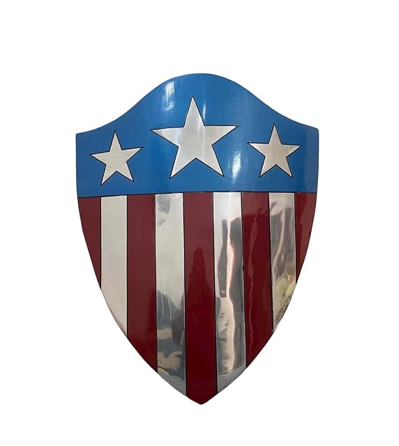 Adamhandicrafts Capitán América First Avenger Shield - Escudo calentador del Capitán América