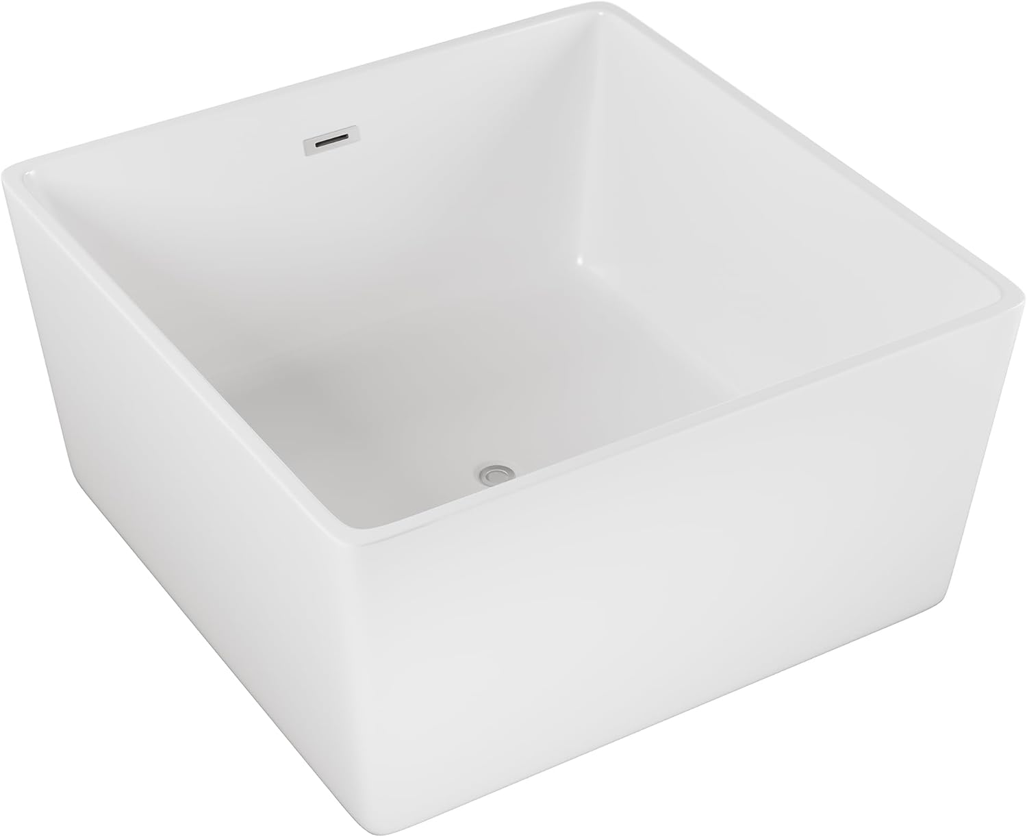 Voltaire 47" Square Freestanding Bathtub