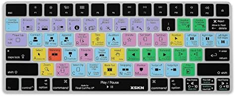 XSKN for Final Cut Pro X 10 Shortcut Silicone Keyboard Protective Film Compatible Apple Magic Keyboard (MLA22LL/A) with US Layout