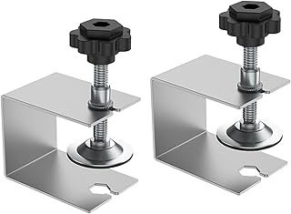 2X Drawer Fixing Clips Universal Easy to Use Steel Drawer Installation Clamp SilverHome & Garden|Tools|Power Tools|Jigs & Templates