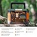 BALDR Portable Power Station 200W, 173Wh Solar Generator Backup Lithium Battery Power Supply, 120V Pure Sine Wave AC Outlet, QC 3.0, Type C Input/Output, for Home Camping Emergency