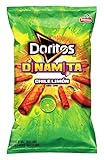 Doritos Dinamita Chile Limón Rolled Flavored Tortilla Chips, 9.25 Ounce